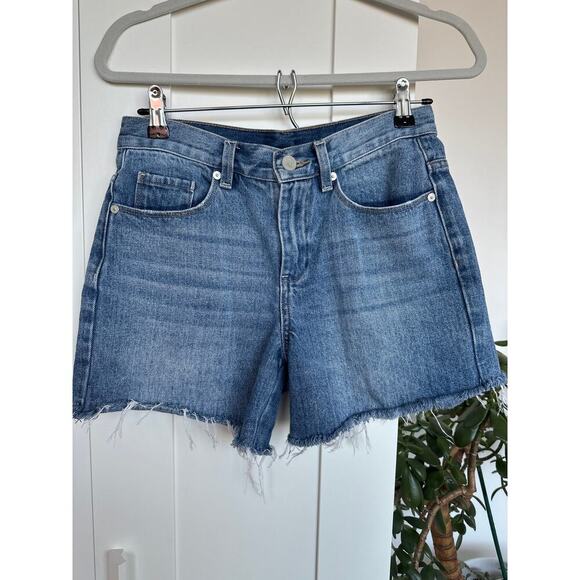 Womens Blank NYC The Barrow Vintage High-Rise Denim Shorts, Size 26 - Picture 1 of 5